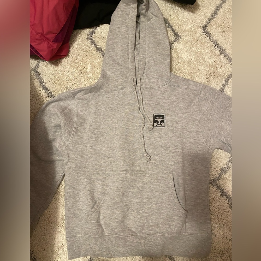COPY - Obey Grey Pullover Hoodie size Small